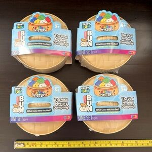 Rainbow Mystery Squishy Bun Dumpling 4 Pack Possible Glitter TIKTOK VIRAL NEW
